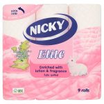 nicky elite pink toilet roll 9roll
