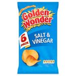 golden wonder salt & vinegar [6 pack] 25g