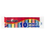 super bright sponge scourers 10s