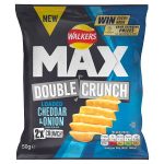 walkers max double crunch cheese & onion 50g