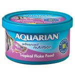 aquarian tropical fish flakes 13g