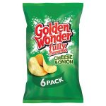golden wonder cheese & onion [6 pack] 25g