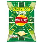 walkers salt & vinegar 65p 32.5g