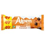 alpen light salted & caramel bars 49p 19g