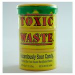 toxic waste hazardously sour candy drum 42g