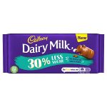 cadbury dairymilk 30% less sugar 85g