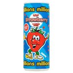 millions fizzy strawberry drink 250ml