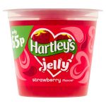 hartleys ready to eat strawberry jelly pot 65p 125g