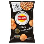 walkers taste icons pizza american hot [5 pack] 25g
