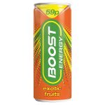 boost energy exotic fruits 59p 250ml