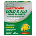 galpharm max strength cold & flu sachets 5s