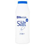 lifestyle table salt poly bottle 59p 750g