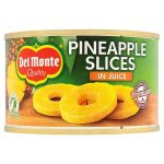 delmonte pineapple slices in juice 220g