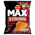 walkers max strong hot wing 50g