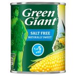 green giant salt free sweetcorn 198