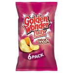 golden wonder smoky bacon [6 pack] 25g